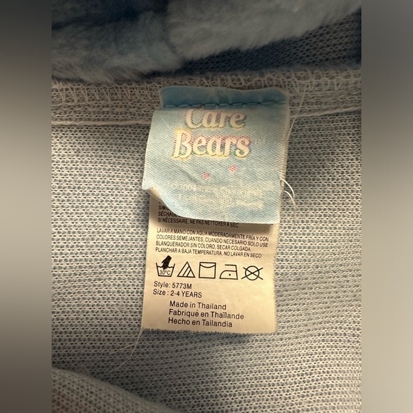 Vintage Grumpy Bear Care Bear Costume Toddler Halloween 2-4 years 2t 3t 4t - Picture 3 of 6